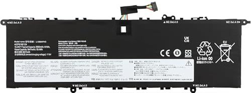 AUZNQEV L19M4PH3 L19C4PH3 Laptop Battery Replacement for Lenovo Ideapad Yoga Slim 7 Pro-14ARH5 Pro-14ITL5 Pro-14IHU5 Pro-14IAP7 Series L19D4PH3 SB10Z49515 SB10Z49516 61Wh 3950mAh