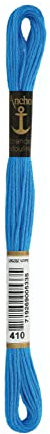 Anchor Sticktwist 4635000-00410 blau-türkis Stickgarn, 100 % Baumwolle