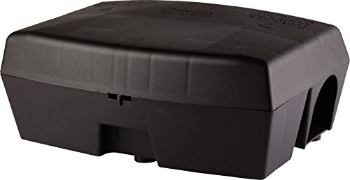 COMPO Ratten-Köderbox Cumarax, Zur Ausbringung von Ratten-Ködern, Kunststoff, Schwarz