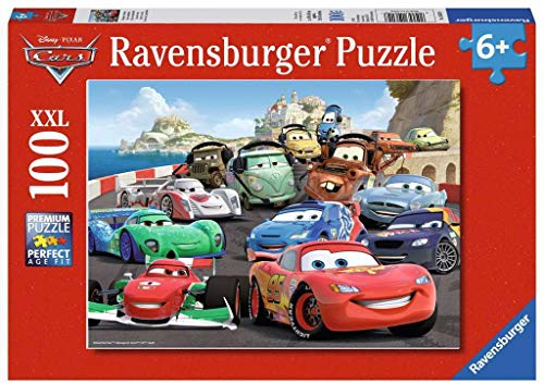 Ravensburger 106158 Kinderpuzzle 10615 - Brisantes Rennen - 100 Teile