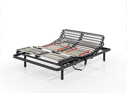 Miroytengo Cama Articulada Eléctrica 90x190 cm Motor y Somier (5 Planos de Articulación)