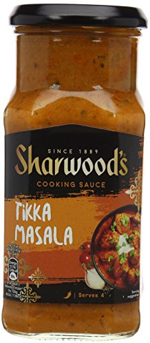 Sharwood's Tikka Masala Mild Curry Cooking Sauce, 420 g Jar (Pack of 1) | Delicious Tomato-Based Sauce, Rich & Flavorful, Quick & Convenient, Authentic Recipe, Ideal for Vegetarians