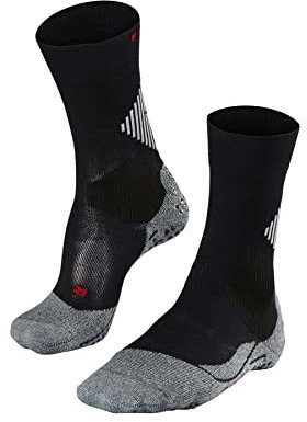 FALKE Unisex Socken 4 GRIP Stabilizing, Funktionsgarn, 1 Paar, Schwarz (Black-Mix 3010), 46-48