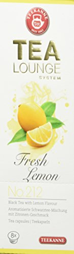TEEKANNE TEALOUNGE System Fresh Lemon No. 212, 6er Pack (6 x 12.8 g)