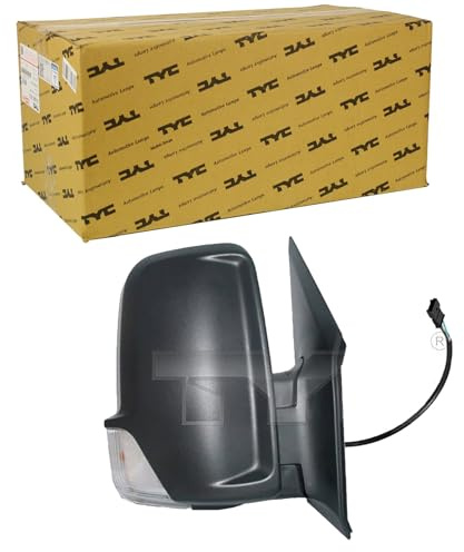 TYC 321-0110 Außenspiegel Seitenspiegel Links mit Blinklicht 2-Polig Kompatibel mit MERCEDES-BENZ SPRINTER 3,5-t Kasten 906 2E1857501AD A0028113933 2E1857587A