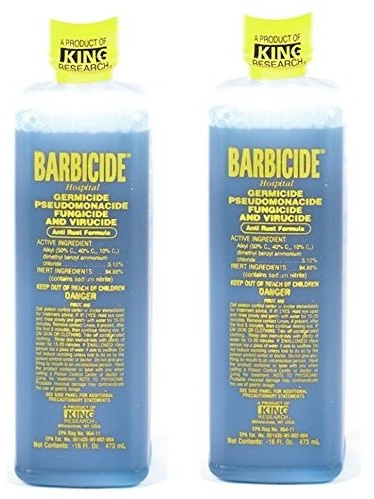 THE SHAVE FACTORY Barbicide Salon Barber Professional Disinfectant Solution 473 ml (Pack of 1) (2 Pcs Offer)