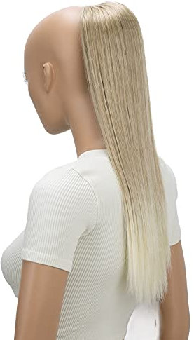 CAISHA 55cm Haarteil Nina mit Kordelverschluss Zopf Haarverlängerung Glatt Blond Mix PH510