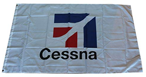 Aihccy Cessna Flugzeugflagge Werbebanner Pilotgarage Hangar Flugzeug Banner Fahne 90 x 150 cm Männerhöhle