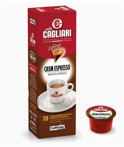200 Capsule Caffitaly System Caffe' Cagliari Crem Espresso