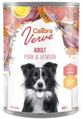 CALIBRA Dog GF Verve Erwachsene CERDO Y VENADO CAJA 6X400GR