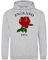 England 1871 Rugby-Kapuzenpullover, englische Geburtstagsgeschenke für englischen Rugby-Fan, rote Rose, Turnier-Outfit Geschenkidee, Nationen-Hoodie für Männer, Frauen und Kinder, Grau - Sport Grey, M