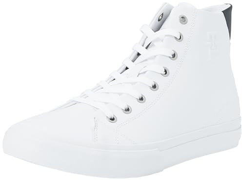 Tommy Hilfiger Herren Sneaker High-Top, Weiß (White), 44