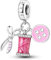 CYCUFF Sterling Silber Charms 925 für Europäische Armband & Halsketten Anhänger Perlen Schmuck Geschenk für Frauen Familie Freunde (Schere & Knöpfe Spule Charm)