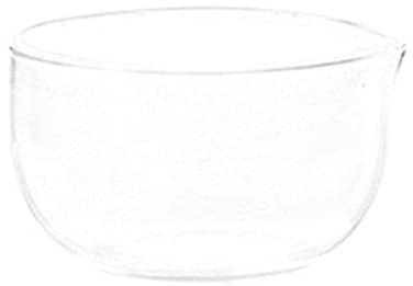 Leisurealeaneag Bol à matcha en verre avec bec verseur, accessoires de thé pour infusion à froid, 350 ml, 11,7 x 6,5 cm