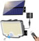 nipify Solar Lights Outdoor,[310LED/3 Mode & Remote] Solar Security Lights Outdoor Motion Sensor, IP65 Waterproof Solar Powered Pir Wall Lights with Split Solar Panel for Garden, Yard