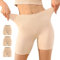 YouShow Shorty Femme sous Jupe Legging Court Anti Frottement Cuisse Boxer Short Cycliste Femme Douce Lot de 3 Beiges M