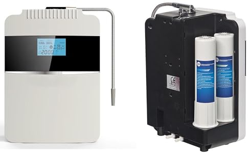 DPLXQPP Macchina per Acqua Elettrolizzata Intelligente - 850 Mv Orp,Purificatore d'Acqua PH 2,5-11,2 Macchina per Acqua Alcalina Acida,10000 Litri per Filtro,Pulizia Automatica,220V
