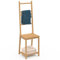 IDMarket - Chaise Porte-Serviettes 4 Niveaux Lana en Bambou