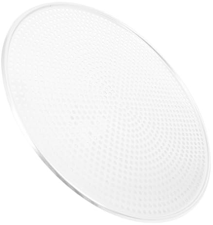 DOITOOL Bandeja Redonda Para Pizza Con Agujeros Aluminio Con Malla Accesorio Para Horno Antiadherente Fácil Limpieza Para Cocinar Casa o Restaurante Bandeja Horno Pizza