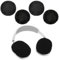 4 Stücke Dehnbare Waschbare Kopfhörer Abdeckungen 3.74 inch waschbar Ohrmuscheln Strickstoff Überzug Abdeckungen Earpads Cover für Kopfhörer Ohrmuscheln Headset Ohrpolster Headset Ear Cushions