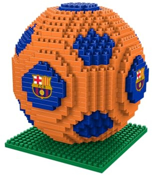 FOCO Offizielles Lizenzprodukt BRXLZ-Steine 3D-Fußball BAU-Set In Alternativen Vereinsfarben (FC Barcelona)