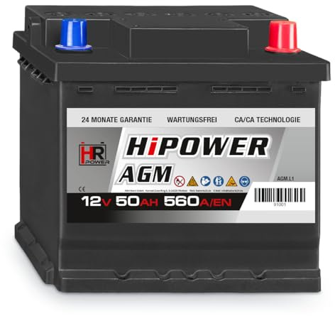 HR AGM Autobatterie 12V (50Ah)