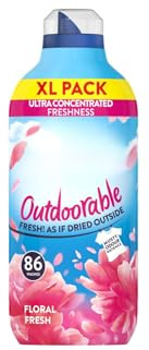 Outdoorable Fabric Conditioner 86W - Floral Fresh - Bottle Made Of 100% Recycled (excluding Cap, Spout And Sleeve) And Recyclable (excluding Sleeve) Plastic