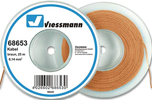 VIESSMANN 68653 Kabelring, Litze, 25m, 0,14 mm² braun