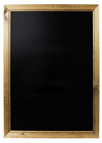 Chalkboards UK WC311 Tafel, gerahmt, groß, 83 x 63 cm, Holz, Schwarz, A1 (83 x 63 x 1,5 cm)