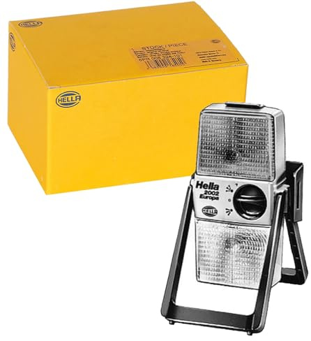 HELLA 2XW 003 146-001 Halogen-Warning Light 2002 - 6V - Yellow - Flat - left/right