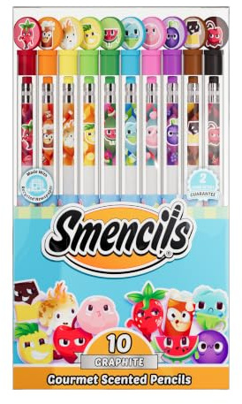 Scentco Smencils Bleistifte - HB #2 Duftende Bleistifte, 10 Stück