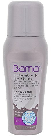 Bama Reinigungslotion für offene Schuhe und Sandalen, Reinigung mit Aloe Vera für alle Materialien, 75 ml, 34S16A000C, Transparent (Farblos), 75.00 ml