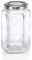 Leifheit 03212 Bocal de Stérilisation à Six Facettes 1700 ml Verre Incolore 12.4 x 11 x 19.8 cm