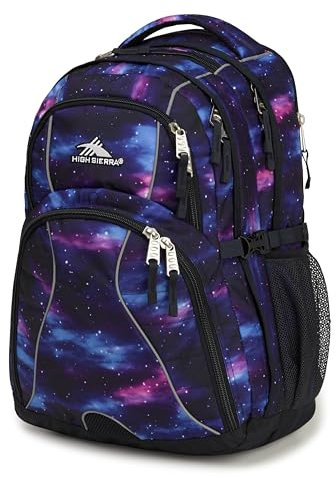 High Sierra Swerve Laptop Backpack, 19 x 13 x 7.75-Inch, Cosmos/Midnight Blue