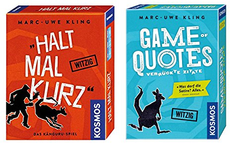 KOSMOS 2er Set 692926 740382 Game of Quotes + Kartenspiel Halt mal kurz