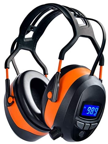 Gardtech Gehörschutz, Ohrenschützer mit/Bluetooth / MP3, Sicherheitsohrschützer mit NRR 29dB, Lärmschutzkopfhörer für Männer und Frauen, Schutzkopfhörer zum Schießen und Mähen