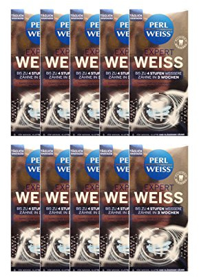 10x Expert ZC Weiss-Zahnweiss, 50 ml Zahnpasta Zahncreme Zahnweiß PERLWEISS