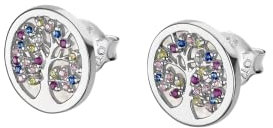 LOTUS SILVER Pendientes LP1889-4/1 Tree Of Life Plata Arbol vida Circonitas engastadas Mujer