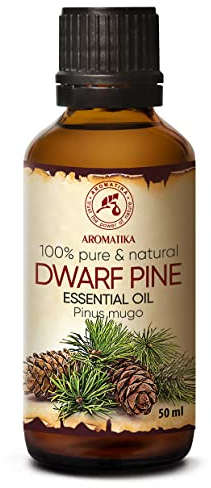 Latschenkieferöl 50 ml - Pinus Mugo - Aromatherapie mit Diffusers und Duftlampen - Duftöle für Seifen und Kerzen - Schönheit - Massage - Aroma Diffuser - Ätherische Öl zur Lufterfrischung