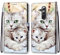 ShinyCase PU Pelle Caso per Huawei Mate 20 Lite Chiusura Magnetica Telefono Custodia Protettiva Flip Case AntiGraffio Portafoglio Cover Supporto Custodia per Huawei Mate 20 Lite,Gatto e Gattino