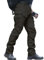 zuoxiangru Pantalon résistant à l'eau pour Homme Pantalon de Travail Cargo de l'armée de Combat Tactique Coupe décontractée avec Poches Multiples (#56 Noir, Tag L)