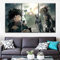 104Tdfc My Hero Academia Charakter Bilder 150x70cm 3 Teilig Leinwandbilder Bild auf Leinwand Vlies Wandbild Kunstdruck Wohnzimmer Wanddekoration Art