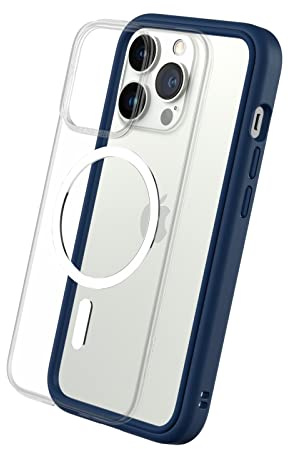 RhinoShield Mod NX Hülle für MagSafe für iPhone 13 Pro | Starker Magnet, Bumper-Case mit Backplate, modulares 2-Wege-Design, Fallschutz nach Militärstandard