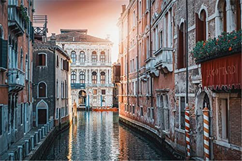 200-teiliges großformatiges Puzzle für Erwachsene – Venice Water City – Jedes Teil ist einzigartig, Softclick-Technologie bedeutet, DASS die Teile perfekt zusammenpassen – 25 x 35 cm (9,84 x 13,77 Zo
