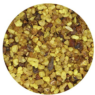 NKlaus 100g Incenso colorato giallo naturale pura miscela di incenso di ulivo migliore qualità ecclesiastica 13897