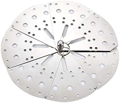 Couvercle En Acier Inoxydable avec Couvercle Réglable pour Cuisson À La Vapeur Couvercle pour Pot de Cuisine Couverture Empêcher Débordement Stand de Cuisson À La Vapeur