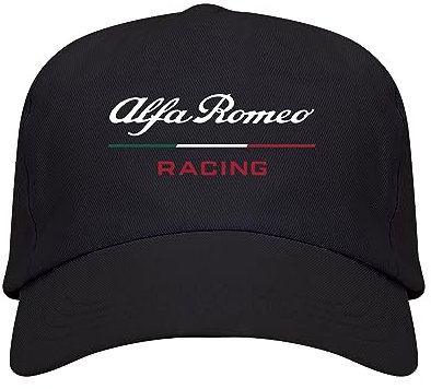 Genérico Alfa Romeo Racing Logo Cap schwarz für Herren, Schwarz , One size