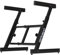 Roland KS-11Z Keyboard Stand | Heavy-Duty Z-Stand with Wide Adjustment Range for 88-Note Stage Pianos & Other Keyboards | Foldable Padded Support Arms | Easy Transport & Storage
