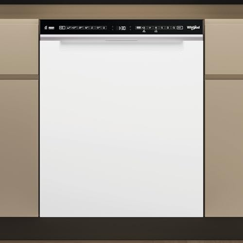Whirlpool W7U HS31 Unterbau-Geschirrspüler/ 60 cm/D/ 15 Maßgedecke/Maxi Space - Innenraum/ 6th Sense Automatikprogramme/Silent Option/Rapid 45°/ Edelstahl