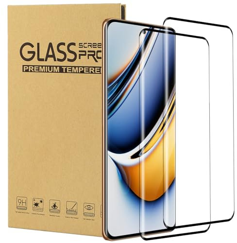 CONAPIKA 2 Piezas Protector de Pantalla para Realme 11 Pro/11 Pro Plus 5G Cristal Templado, Dureza 9H, Ultra HD, Anti-Scratch, Sin Burbujas, Alta sensibilidad 3D Cobertura Completa Protector